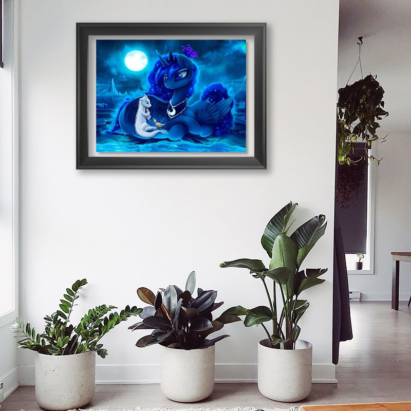 SONGWOO High Quality Dream Wind 50x60 Crystal Rhinestone Round Diamond Birthday Gift Dragon 5D DIY Diamond Art Painting Kit