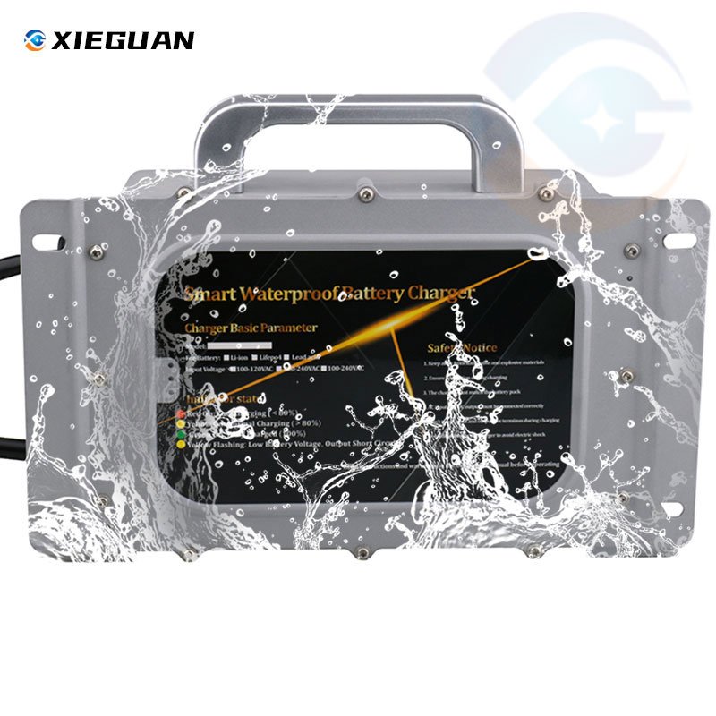 Xie Guan 1200w 12v 24v 36v 48v 60v 72v 84v Waterproof Battery Charger Accessories Ip67 Battery Chargers for Golf Cart Charger