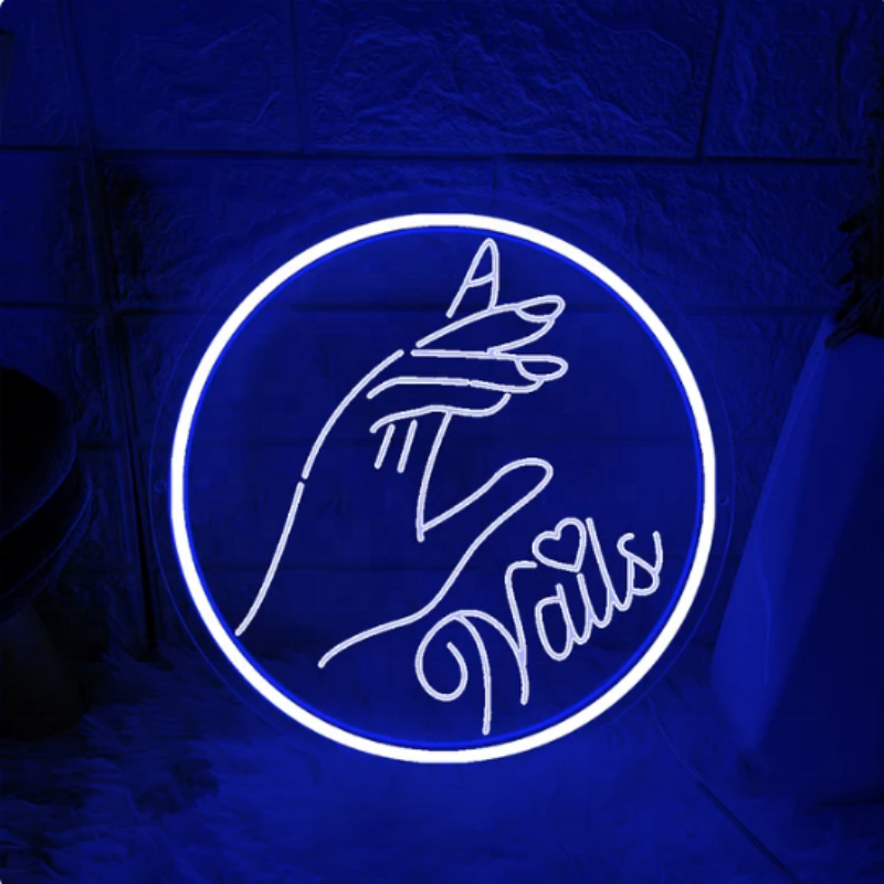 Salon Store Led Neon Sign Nails Beauty Neon Sign Light Led Custom Neon Wall Mounted Lighting for Sale Decoration 15 1 Pcs 110