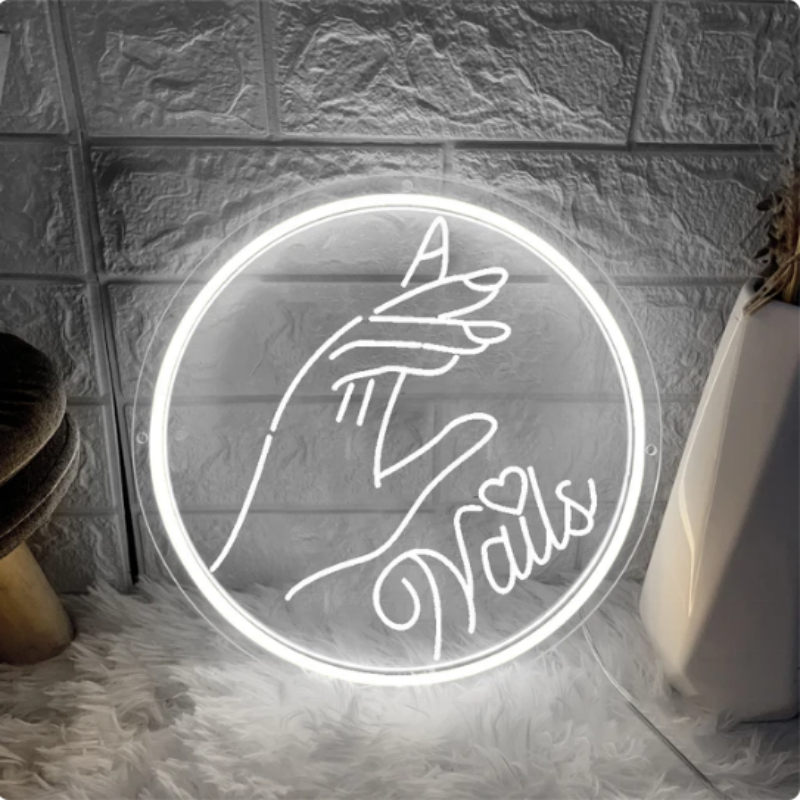 Salon Store Led Neon Sign Nails Beauty Neon Sign Light Led Custom Neon Wall Mounted Lighting for Sale Decoration 15 1 Pcs 110