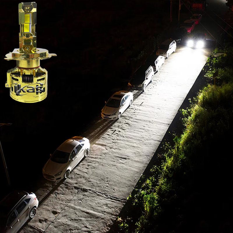 IKAS Factory Car Lighting System LED Headlight A18 LED Headlight Bulb 240W 55000lm 6500K H4 H7 H11 H19 H27 880 LED H7 Headlamp