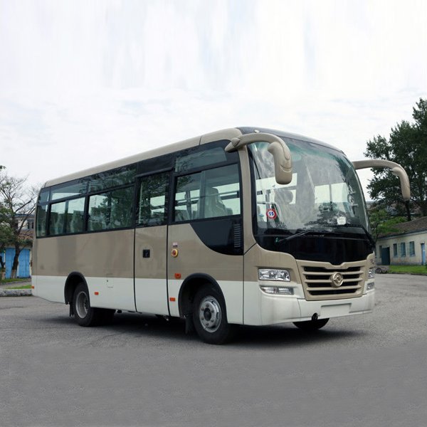 6m Front ISUZU Engine Diesel Toyota Coaster Transit Mini Bus Made in China Huang Hai Minibus School City Bus for Sale