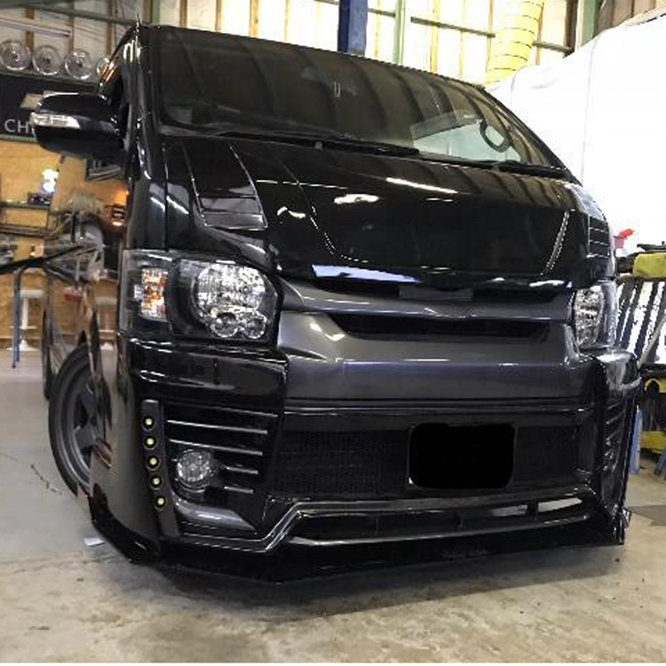 Hiace 2005-2018 Bumper Kit Narrow 1695 Hiace Bus Retrofit and Upgrade Bumper Lip Seige Hiace Body Kit
