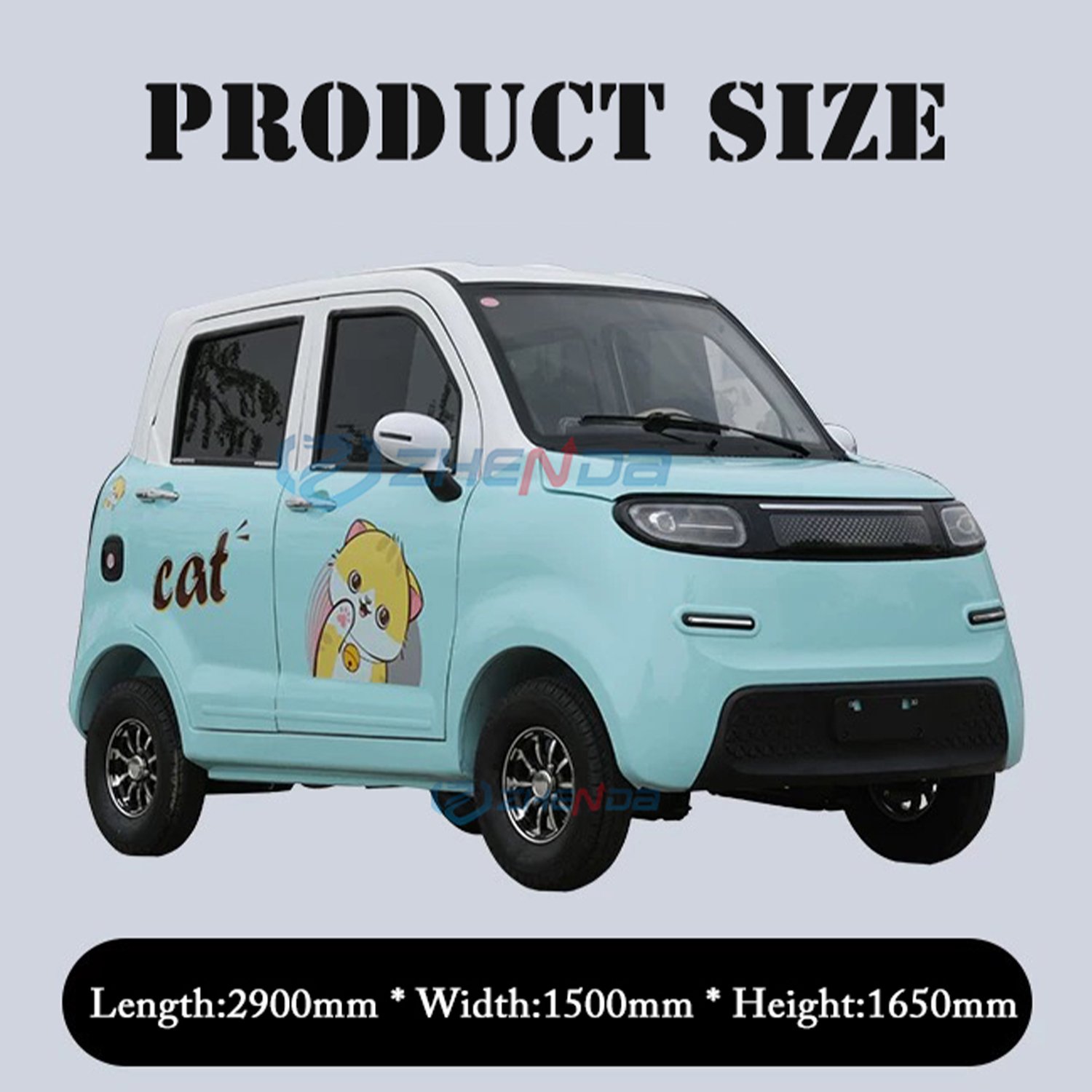 Small Cute and Stylish Women's Electric 4-wheel Scooter