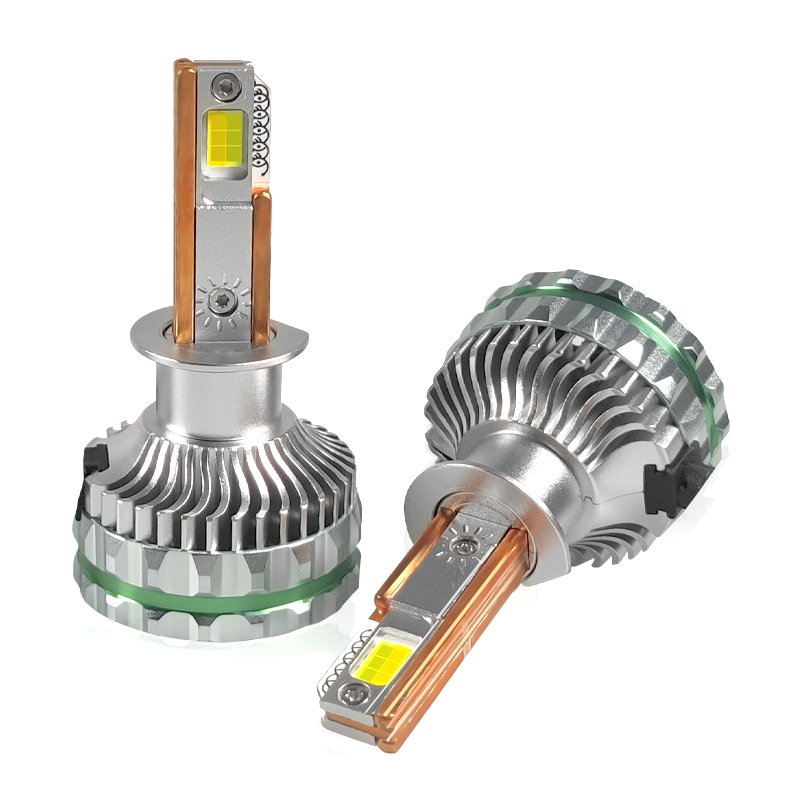 Tri Color 140W H7 LED Headlight Bulb H11 3000K 4300K 6500K H7 H1 H8 H9 9005 9006 9012 H7 Car LED Lights Fog Headlights Bulbs