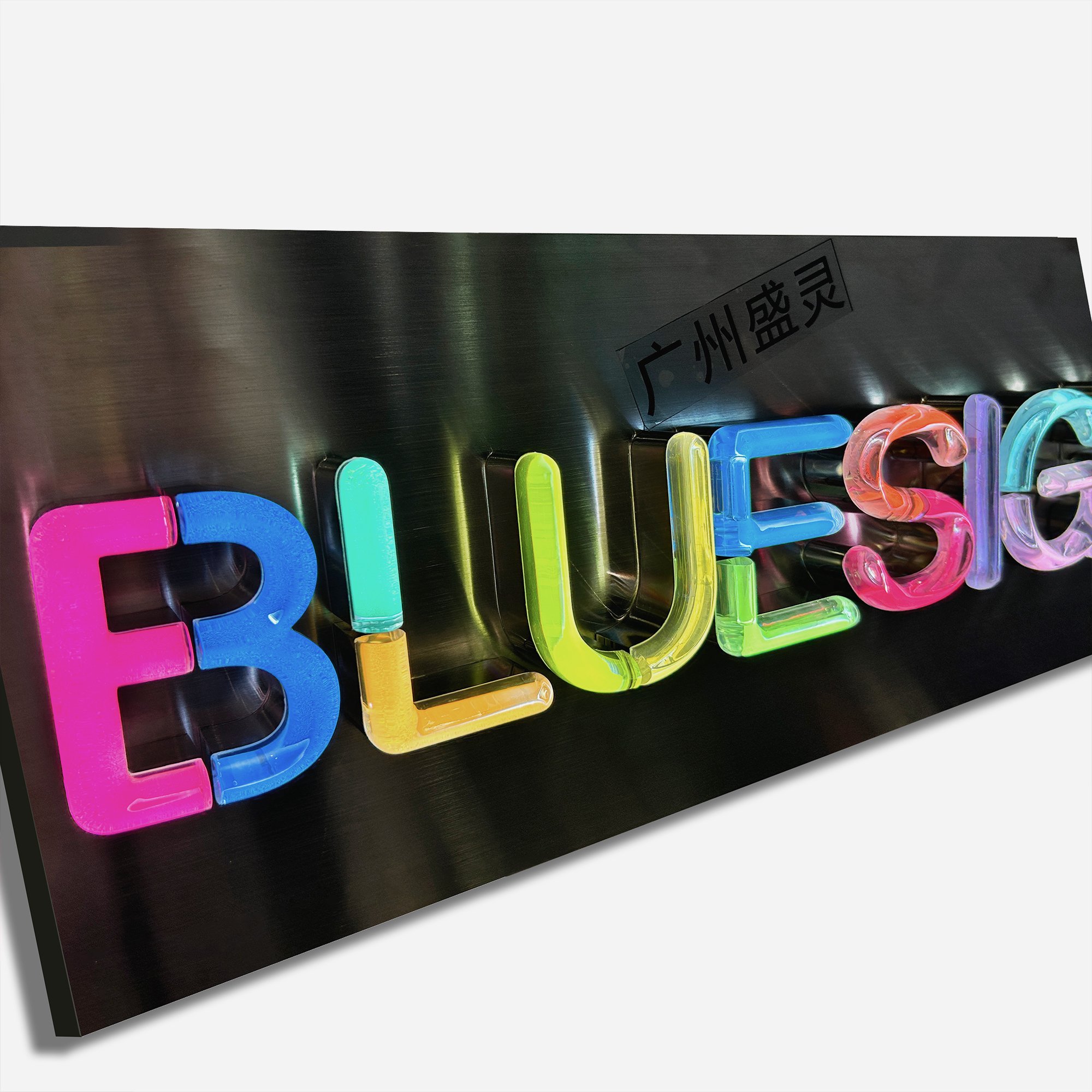 Shining Sign Custom Letters Acrylic Crystal Jerry Sign Coloured Light Customization Logo Led Display Sign Boards Advertisement