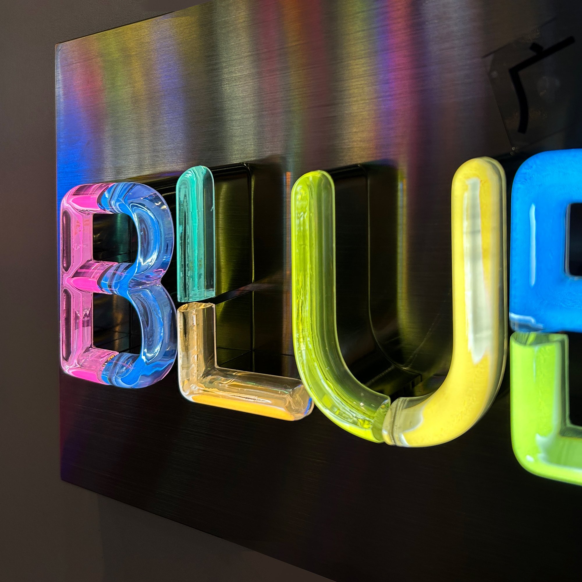 Shining Sign Custom Letters Acrylic Crystal Jerry Sign Coloured Light Customization Logo Led Display Sign Boards Advertisement