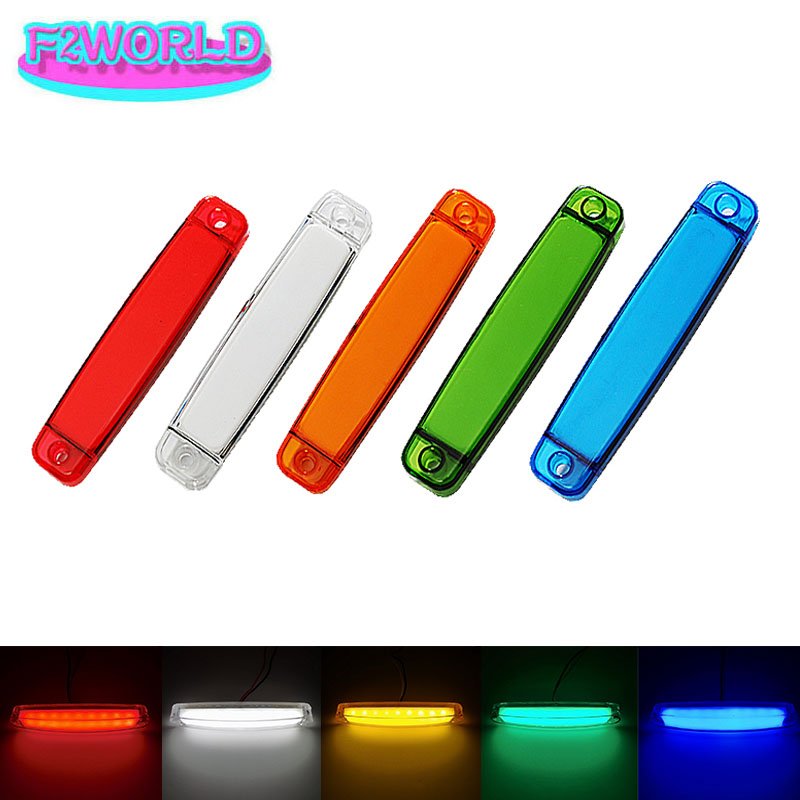 LED Side Marker Lights Bars for Emergency Truck 12-24V Outdoor Indicator Turn Signal Warning Lamp Car Decoration for Trailer Bus