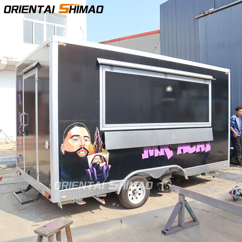 Oriental Shimao China Bakery Full Kitchen Food Kiosk Coffee Van Ice Cream Trucks Mobile Coffee Cart