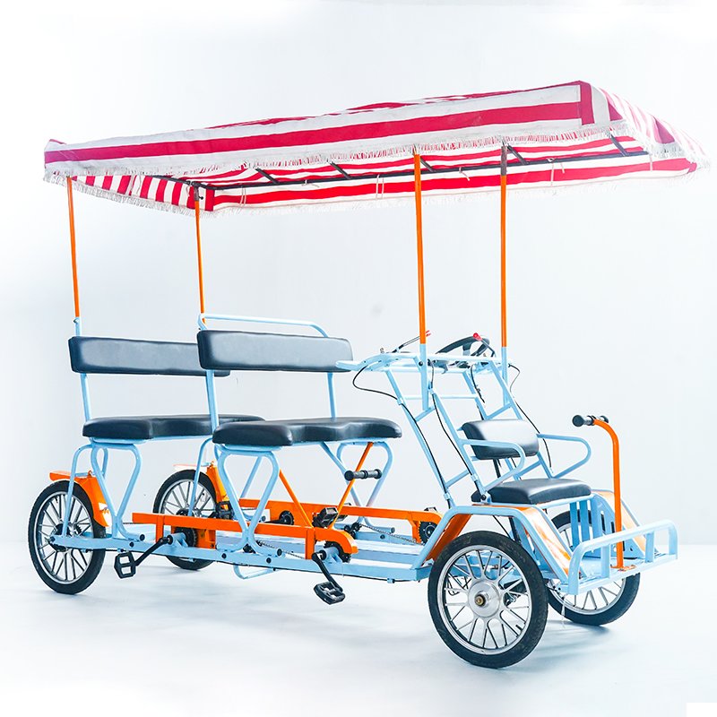 Golf Cart Electric Powered Yellow Green Black White Color Custom 4 Seats Club Car Electric Sightseeing Bus for Sale