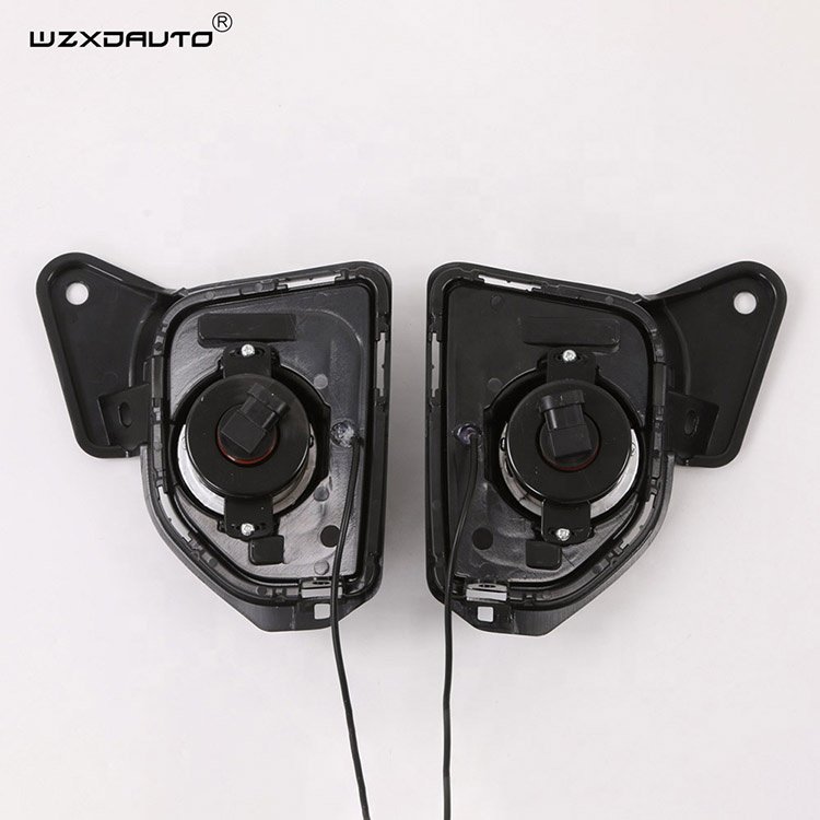 WZXD LED ABS Car Fog Lamp DRL Daytime Running Light With Turn Signal Accessories 2015 2018 for TY Hiace Bus