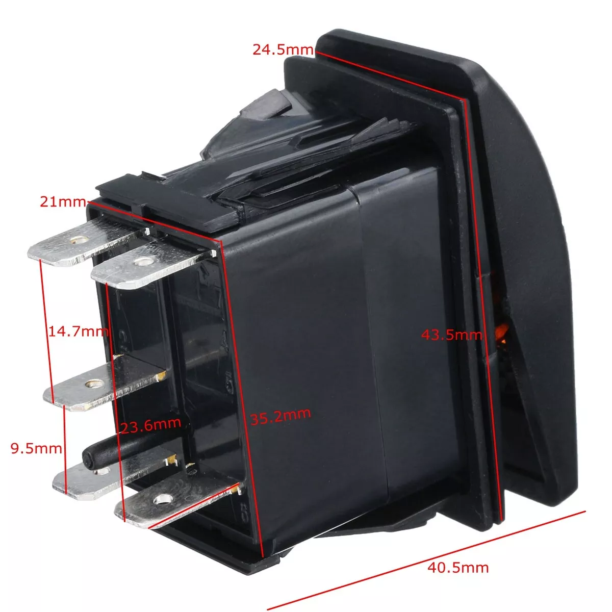 ARB Carling Style Engine Fan Rocker Switch 12V 20A/24V 10A Marine Boat Car Waterproof 2 Position on OFF Fog Light Rocker Switch