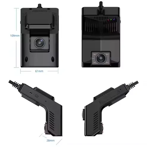 South America Hot Sale 4K 3-Channel GPS Tracker Dash Cam 5G WiFi GPS Receiver with Glonass Positioning Mode for PC View