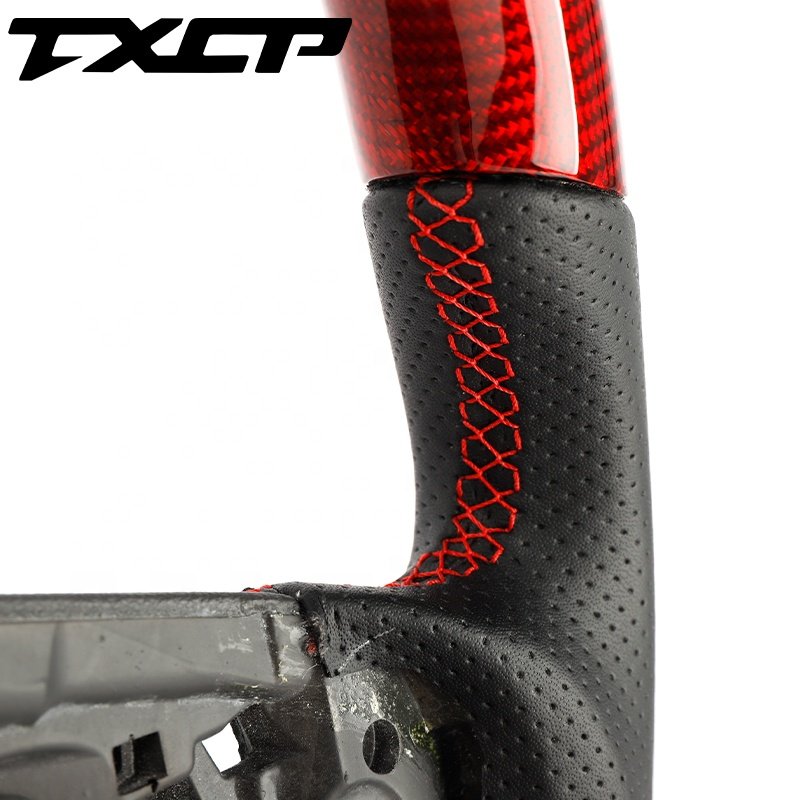 Custom Carbon Fiber Steering Wheel Fit for Volkswagen Golf Mk7 gti Golf 6 7 R Line GTD GTS GTE GLI POLO MK6 LED Steering Wheel