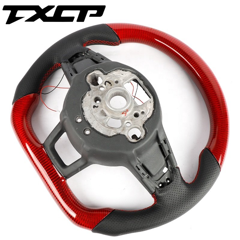 Custom Carbon Fiber Steering Wheel Fit for Volkswagen Golf Mk7 gti Golf 6 7 R Line GTD GTS GTE GLI POLO MK6 LED Steering Wheel