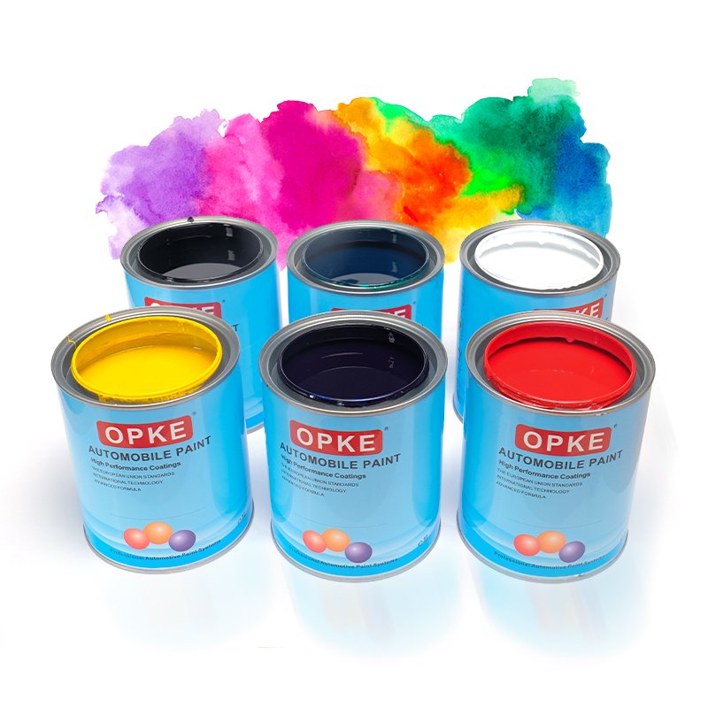 Mirror Effect Car Paint Car Body Filler Motorcycle Bus Wholesale Automotive Clear Coat Refinish Spraying Paint