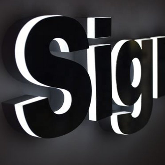 Custom Led Sign Board Outdoor Advertising Led Light Signs Metal Backlit Led Channel Letters for Business