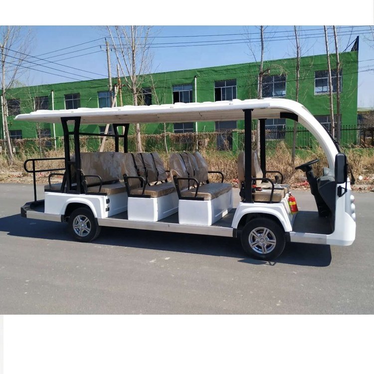 Hot Sale Tourist Electric Shuttle Bus 14seats Passenger Bus Electric Cars Sightseeing Bus for Sale