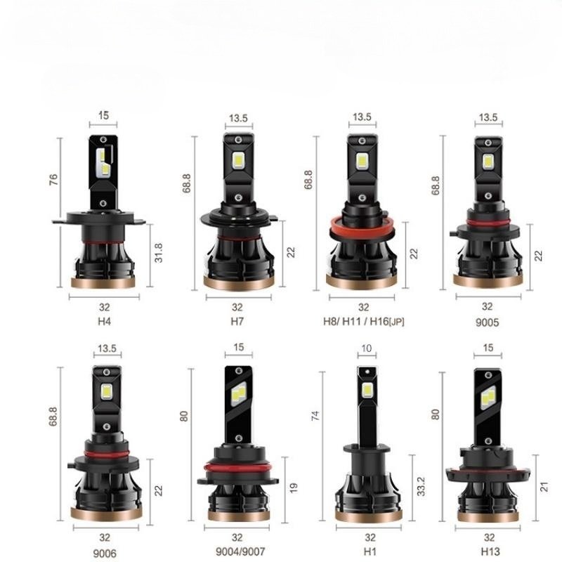 Auto Lighting System H7 Led Headlight Bulb H7 Truck Headlamp Led Lighting for Vehicle Cars Led Head Lights