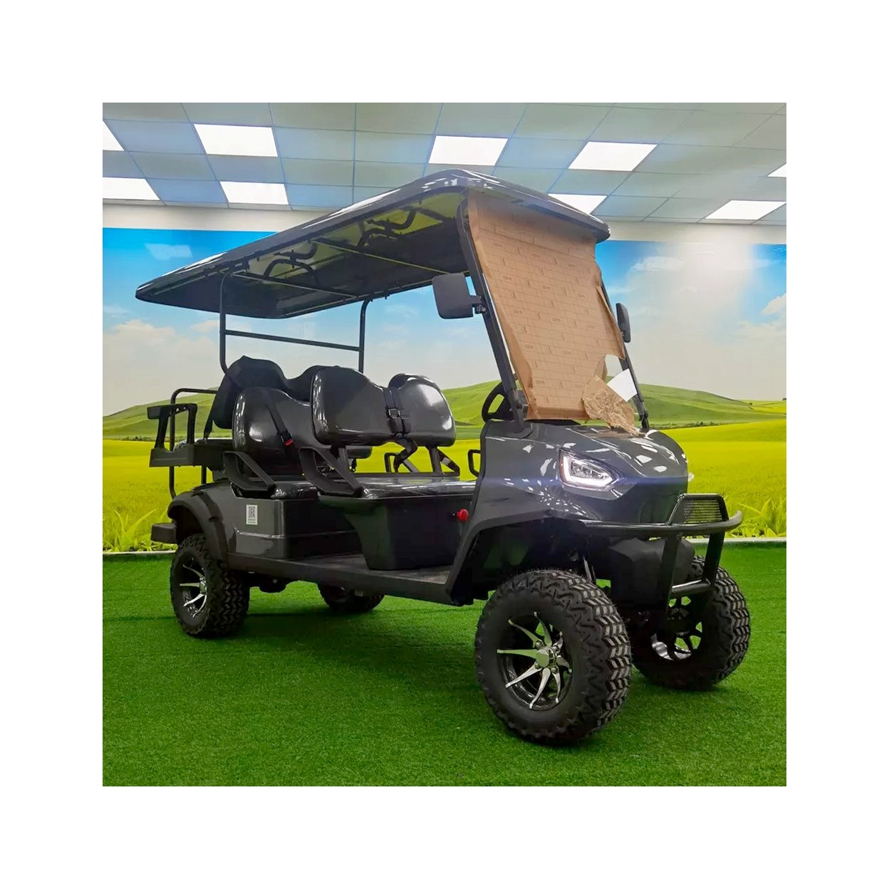 Kepler Brand New Design Factory 2+2 Seat Sightseeing Bus Club Cart Electric Golf Buggy Hunting Car with CE DOT