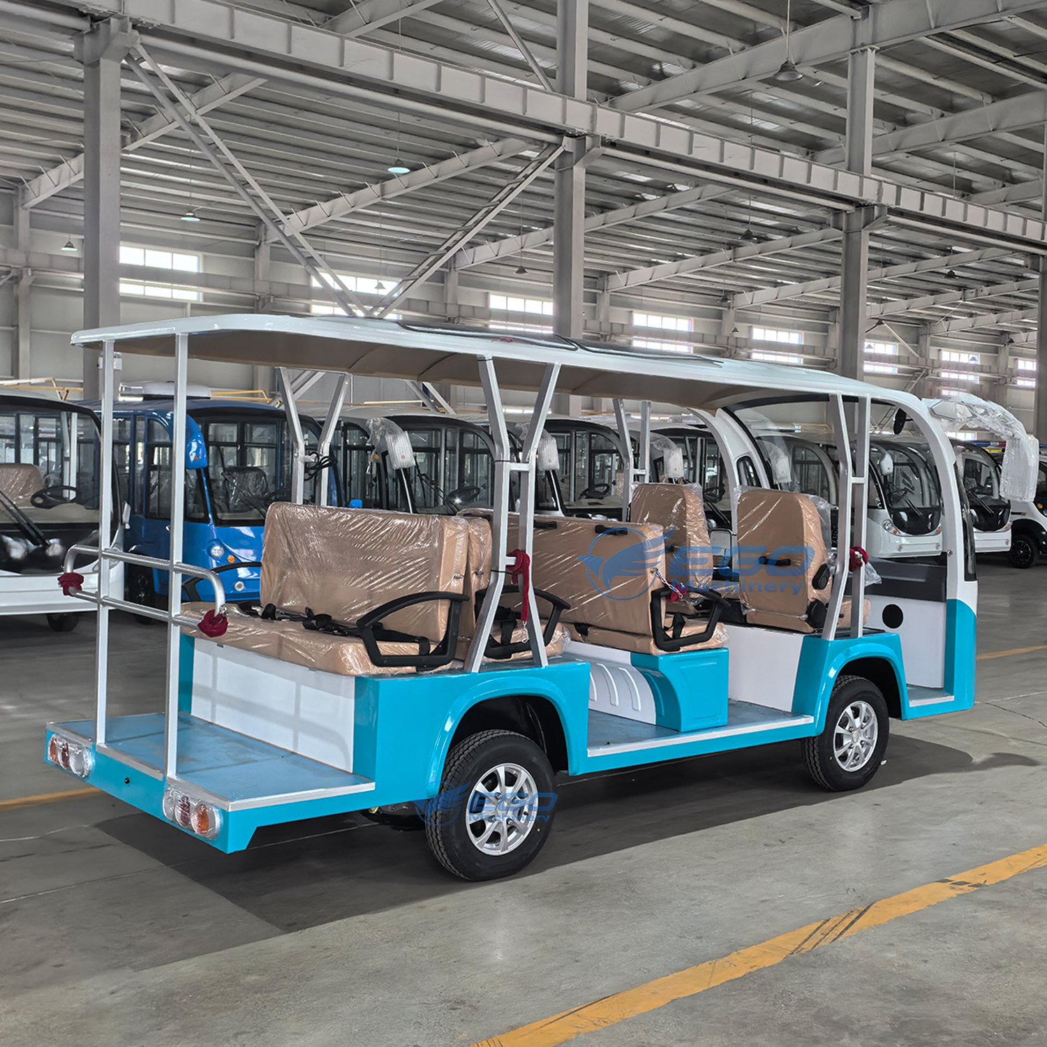 Hot Sale 11-seater Electric Sightseeing Bus Gasoline Sightseeing Bus Scenic Resort Sightseeing Bus
