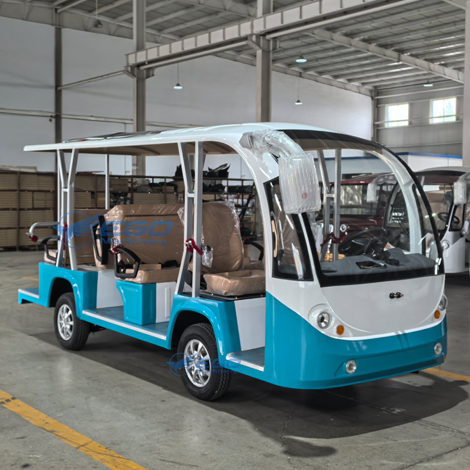 Hot Sale 11-seater Electric Sightseeing Bus Gasoline Sightseeing Bus Scenic Resort Sightseeing Bus