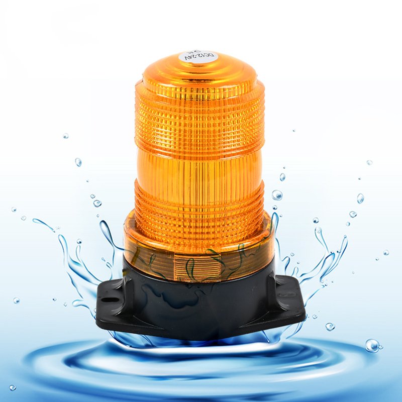 Car Lighting Additional 12V24VLED White Yellow Red Blue Magnetic Working Light School Bus Rescue Car Strobe Warning Light