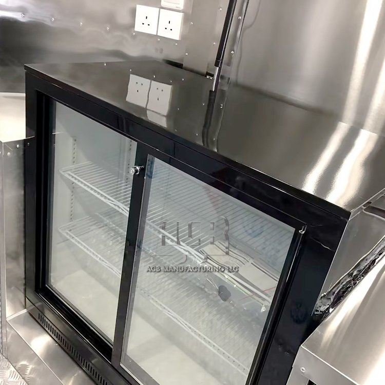Good Quality Coffee Cart For Sale Vintage Food Truck Bus Container Coffee Cart Mobile Airstream Trailer Cocina With Low Price
