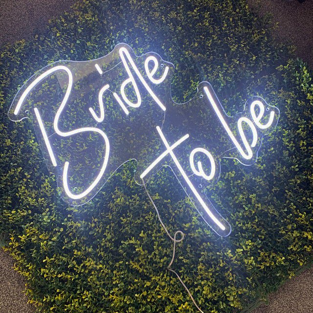 Drop Shipping No MOQ Bride to Be Neon Sign Custom for Wedding Neon Light Sign Decor