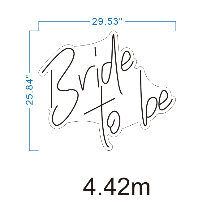Drop Shipping No MOQ Bride to Be Neon Sign Custom for Wedding Neon Light Sign Decor