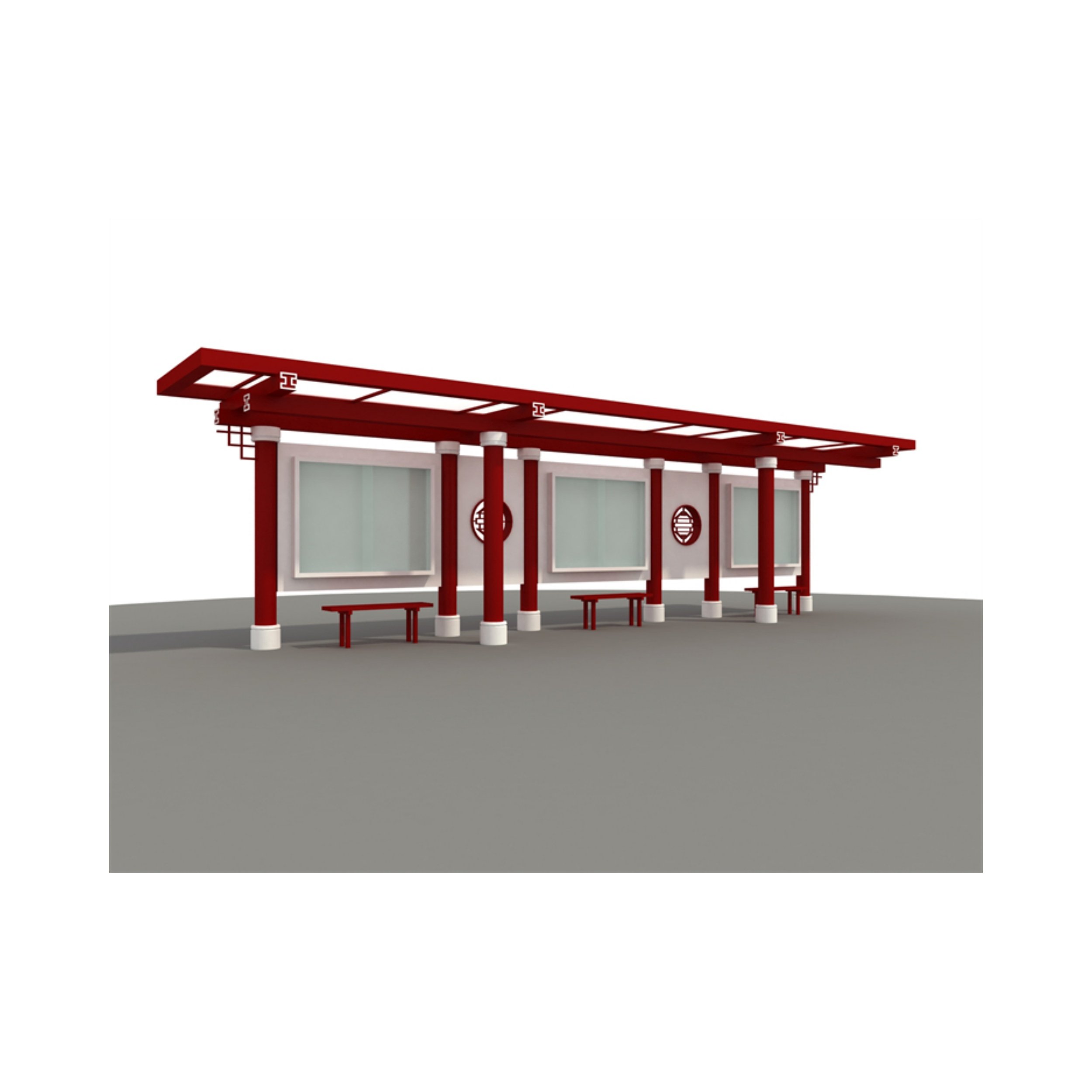 Smart Urban Modern Vending Machine Bus Shelter Best Price With Fine Design Category Advertising Light Boxes