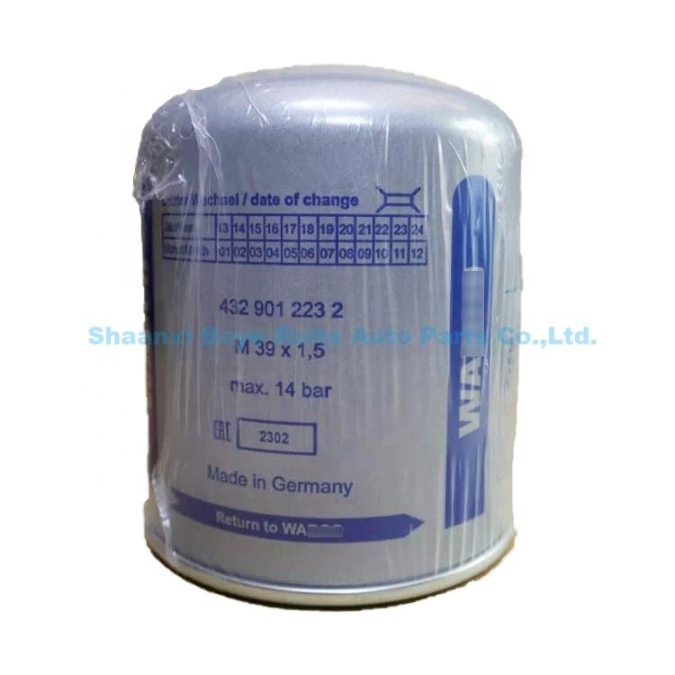 Competitive Price Original Quality WABCO air Dryer Filter 4329012232 4329012231 Silver Desiccant Cartridge for Truck BUS
