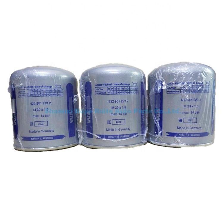 Competitive Price Original Quality WABCO air Dryer Filter 4329012232 4329012231 Silver Desiccant Cartridge for Truck BUS