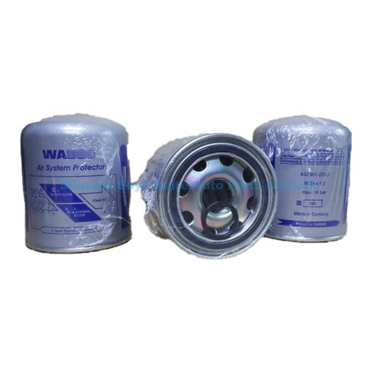 Competitive Price Original Quality WABCO air Dryer Filter 4329012232 4329012231 Silver Desiccant Cartridge for Truck BUS
