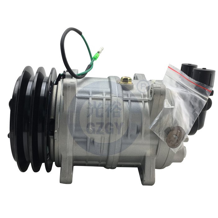 AC Compressor TM15 Replaces HP150 10355011 48845011 2521152 With Two Grooves Pulley for Shuttle Buses