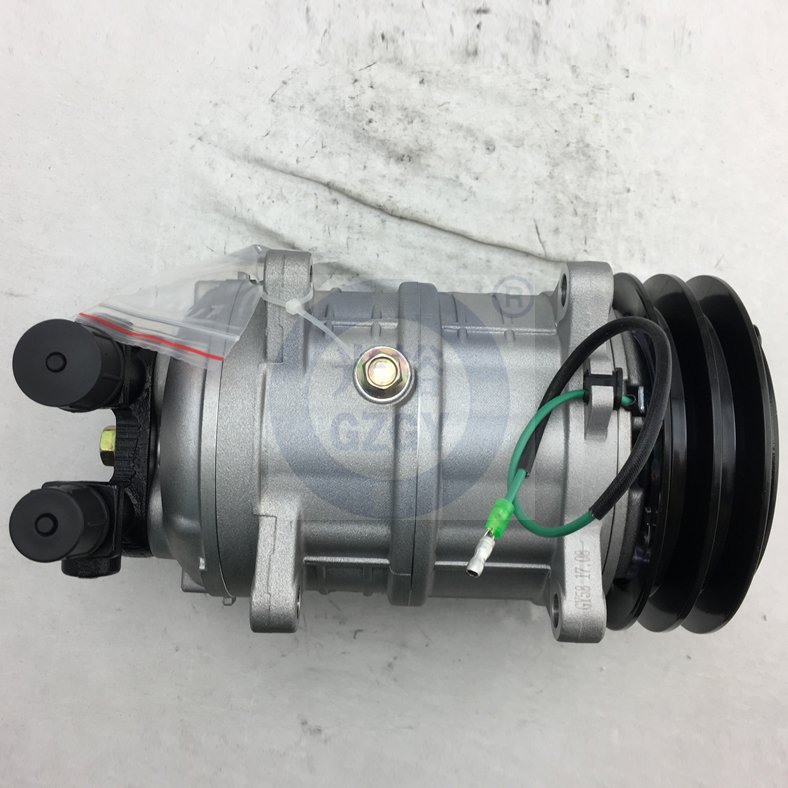 AC Compressor TM15 Replaces HP150 10355011 48845011 2521152 With Two Grooves Pulley for Shuttle Buses