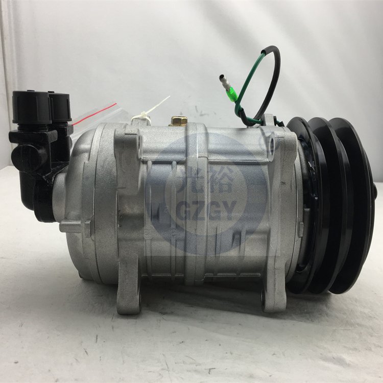 AC Compressor TM15 Replaces HP150 10355011 48845011 2521152 With Two Grooves Pulley for Shuttle Buses