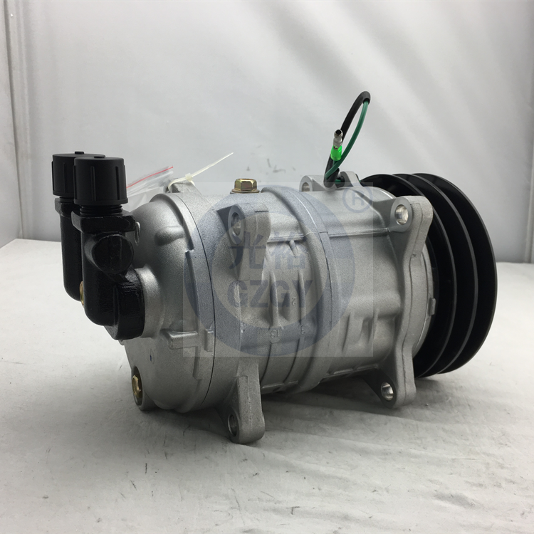 AC Compressor TM15 Replaces HP150 10355011 48845011 2521152 With Two Grooves Pulley for Shuttle Buses