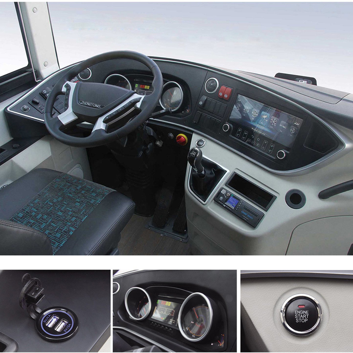 High Quality Plastic RHD City Buses for Sale in China