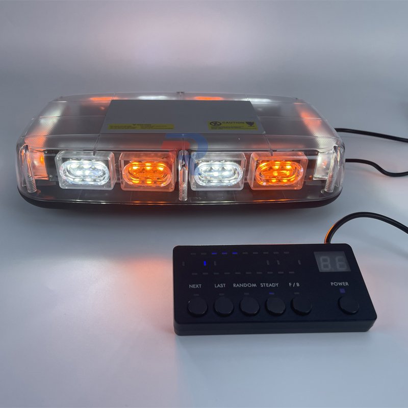 36W LED Roof Top Strobe Beacon Light Bar 11 Inch Hazard Warning Emergency Flashing Plow Light for Tow Truck Postal Car Snowplow
