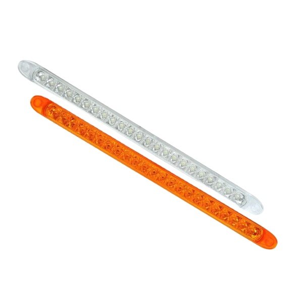 Factory Quality 24V 44cm Red Amber White 23 Leds LED Strip Bar Lights Truck Light bar Trailer SUV Lorry Bus Stop Turn Tail Lamp