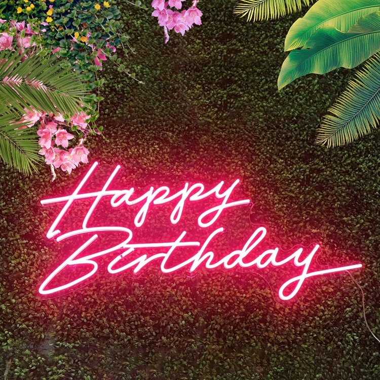 Koncept New Arrival Happily Ever After X Happy Birthday Oh Baby Wedding Neon Sign Decoration Party Custom Neon Sign