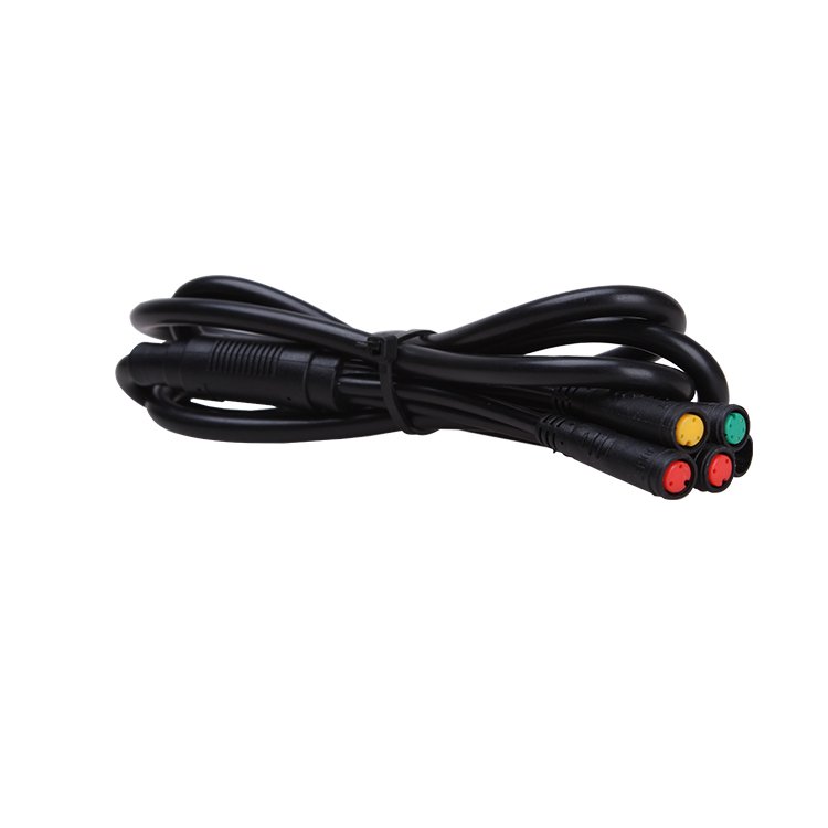 Waterproof 1t4 E-Bus Cable Harness for Bafang BBS BBS01 BBS02 Bbshd MID Motor Display Brake Lever Thumb Throttle Connector