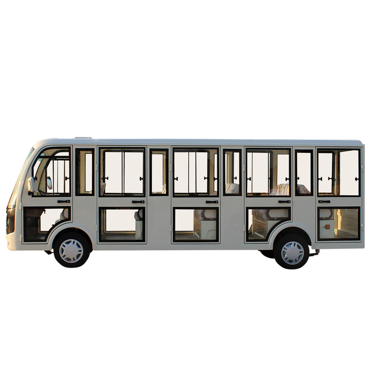 17 Passage L117D-Fb Electric Sightseeing Bus Golf Wholesale Battery Passenger Electric Small Car Mini Car