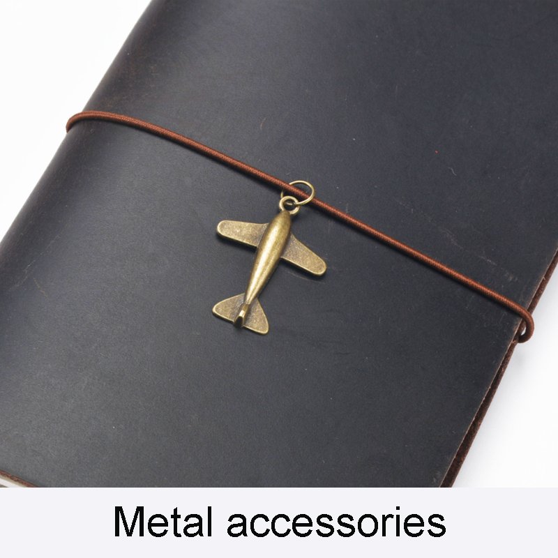 AIGUONIU Notebook Accessory Metal Charm Vintage Creative Hanging Drop Pendant Bookmark Decoration Diary Journal Office Supplies