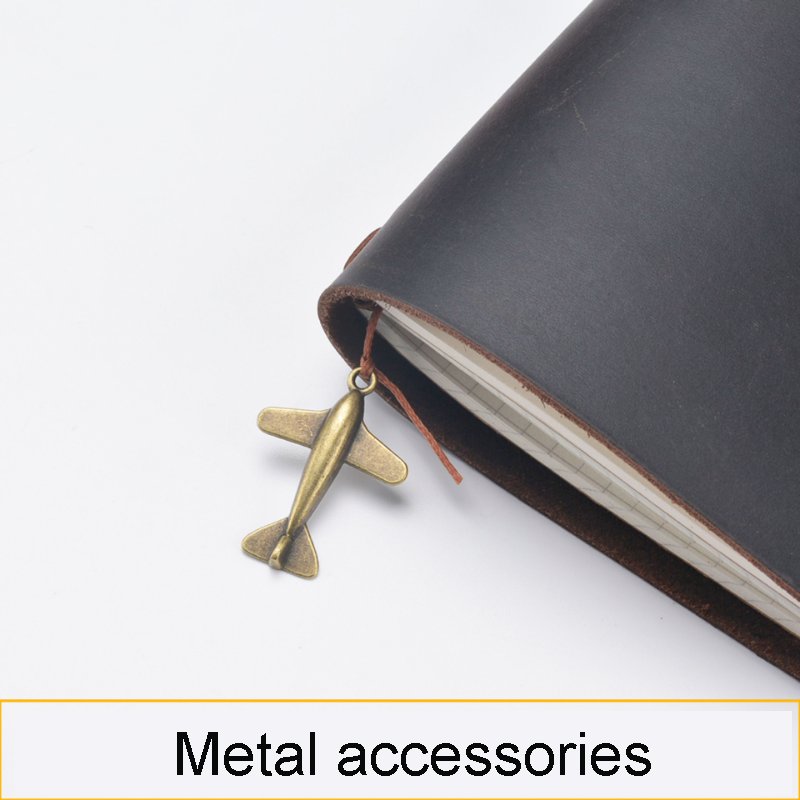 AIGUONIU Notebook Accessory Metal Charm Vintage Creative Hanging Drop Pendant Bookmark Decoration Diary Journal Office Supplies