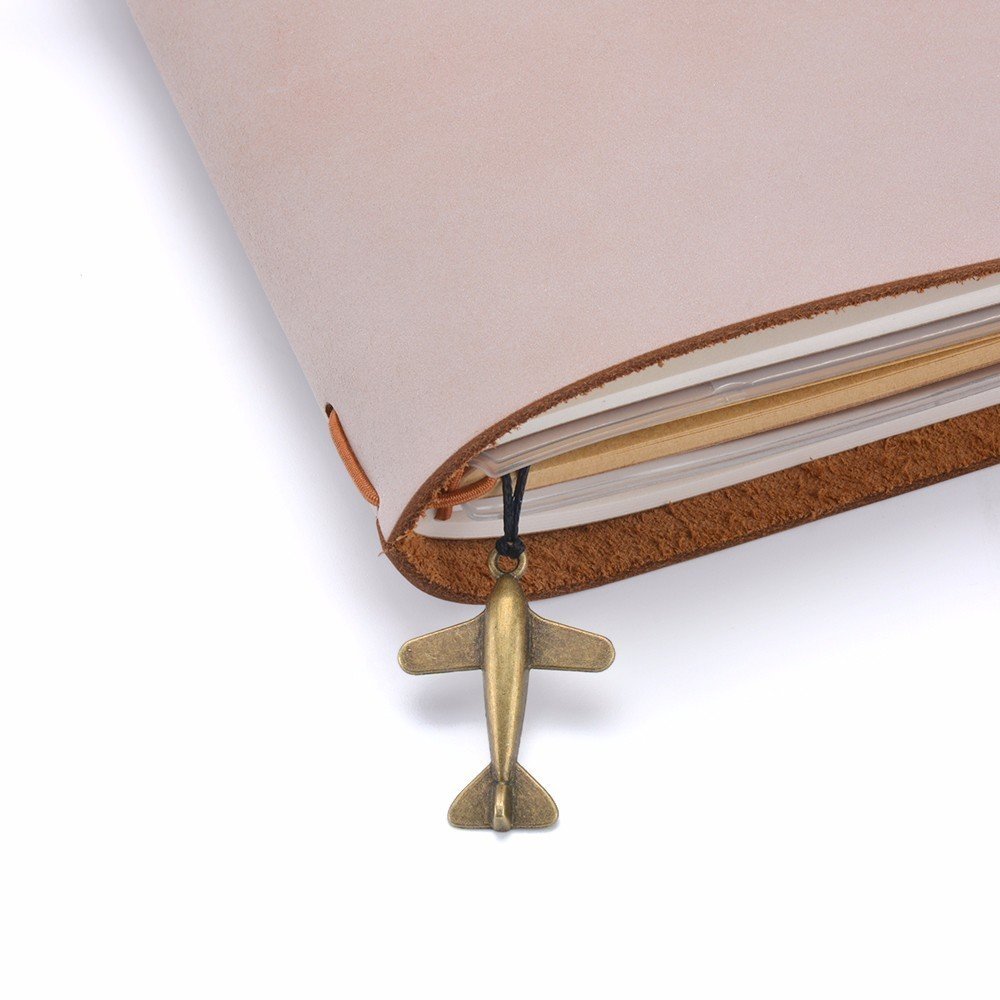 AIGUONIU Notebook Accessory Metal Charm Vintage Creative Hanging Drop Pendant Bookmark Decoration Diary Journal Office Supplies