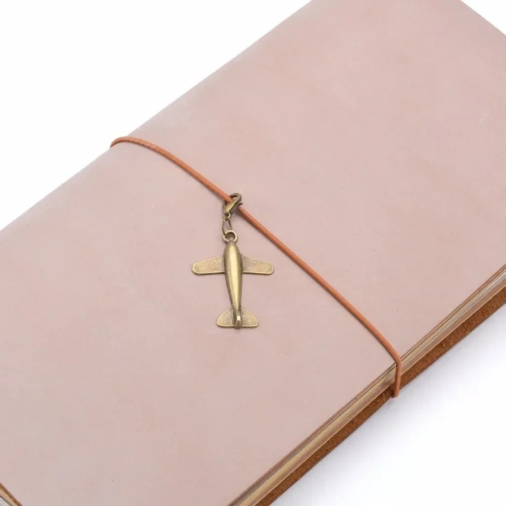 AIGUONIU Notebook Accessory Metal Charm Vintage Creative Hanging Drop Pendant Bookmark Decoration Diary Journal Office Supplies