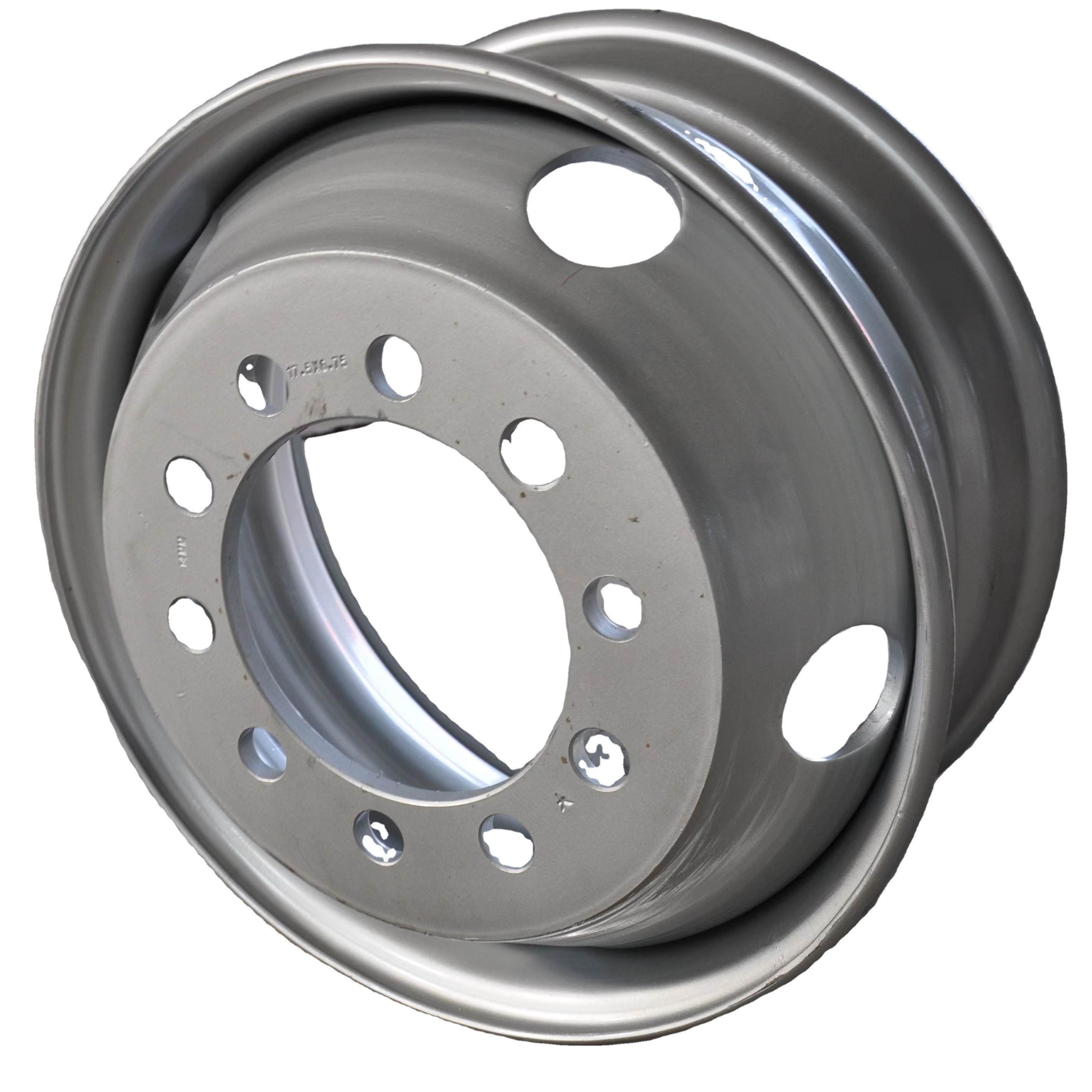 22.5 X 8.25 Truck/Bus Wheel Rim Forged Aluminum Hub Outside Polished Fit Front