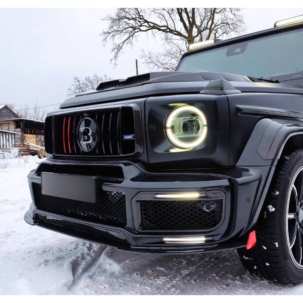 Logo G Class Bra Bus G900 Emblem Grill Badge Logo W464 G Wagon Kit for Mercedes Benz G Class